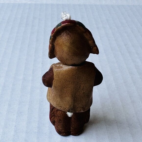 Native American Indian Doll German Hertwig Bisque Porcelain Headdress‎ 2.75" H - Picture 3 of 11